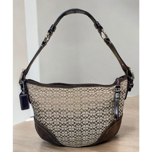 Vintage Coach 1460 Soho Mini Signature Hobo & 6319 Small Wristlet - Picture 2 of 15